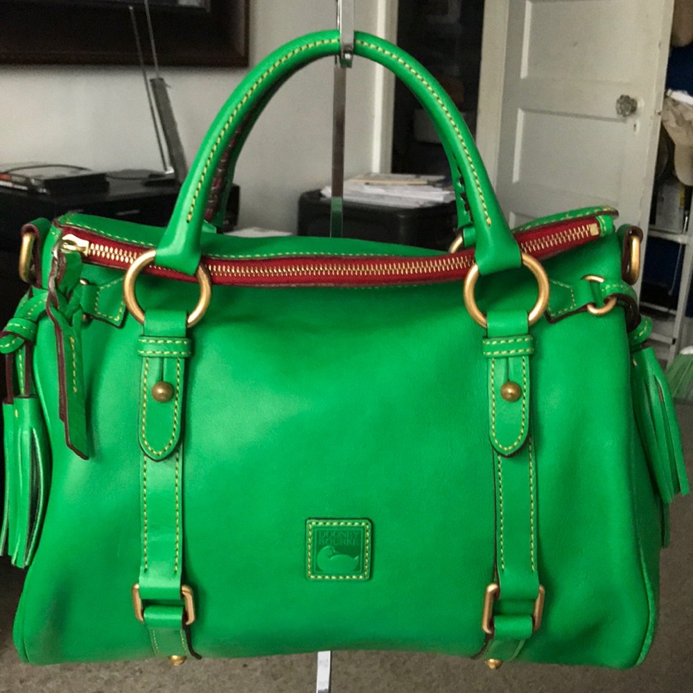 Dooney & Bourke Green Forentine Small Satchel